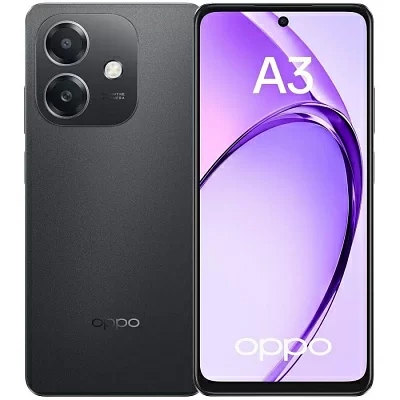 Смартфон OPPO Смартфон OPPO A3 CPH2669 6+256 GB Мерцающий черный