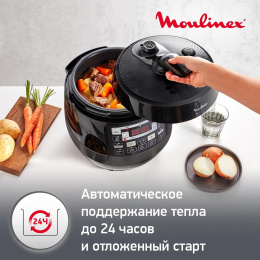 Мультиварка Moulinex Quickchef CE430832 5л 1000Вт черный 7211003968