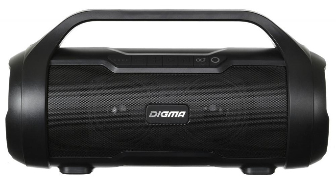Колонка портативная Digma S-34, 25Вт, черный [sp3425b]