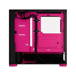 Корпус Case Fractal Design Pop Air RGB Magenta Core TG Clear Tint, Midi-Tower, 3x120mm RGB, 2xUSB-A 3.2 ATX, mATX, mITX Black/Magenta FD-C-POR1A-03