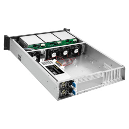 Серверная платформа ExeGate Pro 2U650-HS09 <RM 19", высота 2U, глубина 650, Redundant БП 2x800W, 9xHotSwap, 2*USB> EX294280RUS