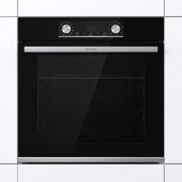 Духовой шкаф электрический Gorenje BOSX6737E09BG,  77л,  дверца с 2 стеклами,  черный