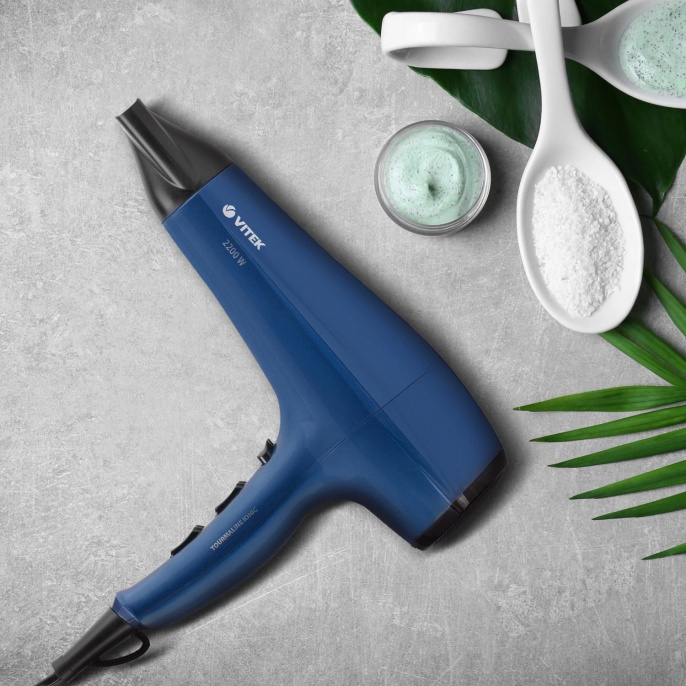 Фен Vitek VT-8218, 2200Вт, разноцветный