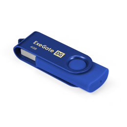 USB-флеш накопитель ExeGate Jet 4GB синий USB2.0, 480Mbps, пластик/металл EX302030RUS
