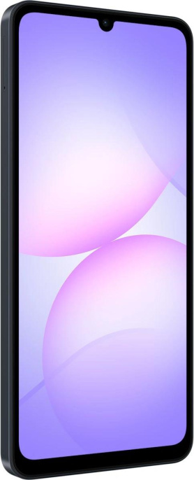 Телефон Samsung Galaxy A07 SM-A075F 4GB/64GB (черный)  Android, экран 6.7" PLS (720x1600) 90 Гц, Mediatek Helio G99, ОЗУ 4 ГБ, память 64 ГБ, поддержка карт памяти, камера 50 Мп, аккумулятор 5000 мАч Li-ion, моноблок, влагозащита IP54