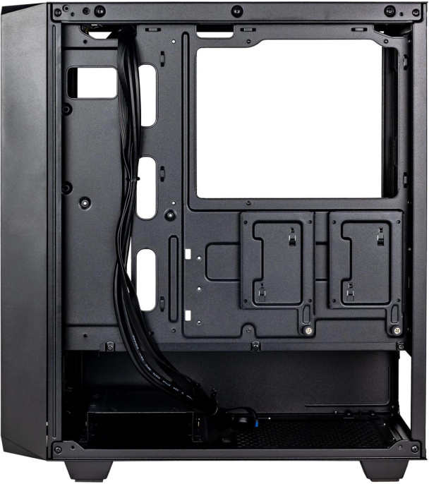 Корпус ATX HIPER BH34-1, Midi-Tower, без БП,  черный