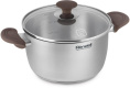 Кастрюля Rondell Coffee Bean RDS-1644 3.2л. d=20см (с крышкой) стальной