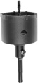 Коронка Bosch SDS-plus 82мм (2.608.550.065) (полая в сборе, буровая, по бетону, для перфораторов с режимом сверления, асимметричные твердосплавные зубья, количество режущих кромок: 6 шт, диаметр рабочий: 82 мм, длина общая: 72 мм, длина рабочая/глубина ре