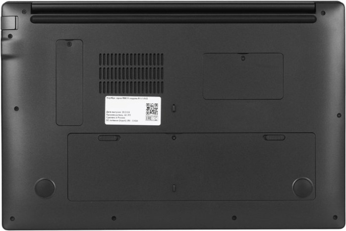 Ноутбук 15.6" IPS FHD RIKOR NINO 201.1 черный (AMD Ryzen 5 5500U/16Gb/256Gb SSD/VGA int/W11Pro/RJ45) (D6EC3CC9)