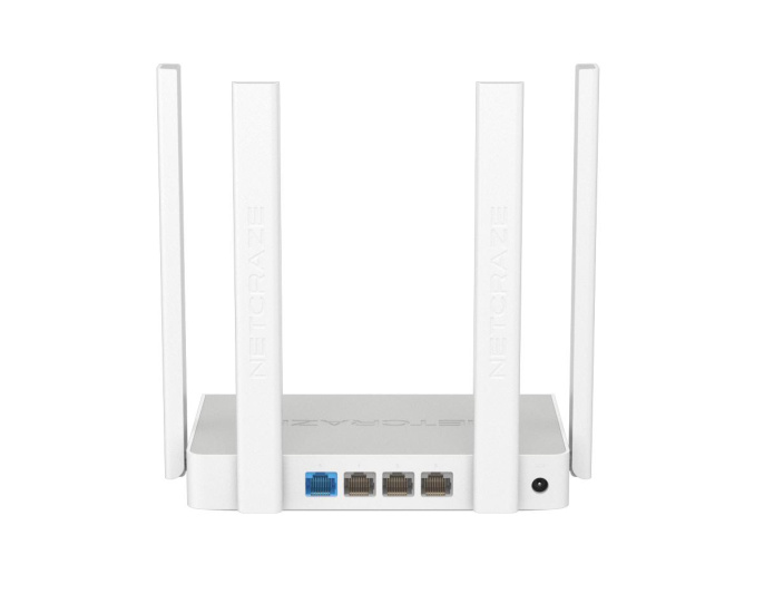 Маршрутизатор/ Netcraze Viva Гигабитный интернет-центр с Mesh Wi-Fi 5 AC1200, 4-портовым Smart-коммутатором и многофункциональным портом USB