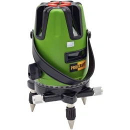 Лазерный уровень PROCRAFT 532нм, 0-15м, 5 лучей LE5D