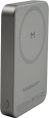 Мобильный аккумулятор Magssory PBN022 10000mAh QC4.0/PD3.0 15W 3A USB-C беспров.зар. титановый (29986662)