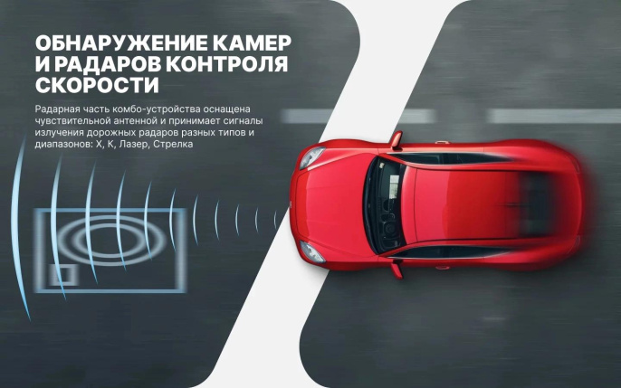 Видеорегистратор-радар детектор Incar SDR-45 Tibet GPS черный