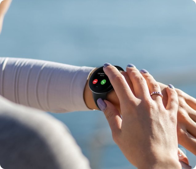 Смарт-часы Honor Watch Fit Active IVY-B19 Black (5502ABWL) (экран: 1.32", AMOLED, разрешение: 466x466, 352 PPI, 32 МБ ОЗУ+4 ГБ ПЗУ, 1 кнопка, GPS/ГЛОНАСС/Beidou/GALILEO/QZSS, Bluetooth 5.4, микрофон, датчики: пульса/геомагнитный/гироскоп, батарея: 480 мА·