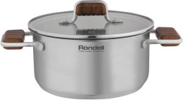 Кастрюля 3.2л Rondell Fjord RDS-1791, нержавеющая сталь, с крышкой