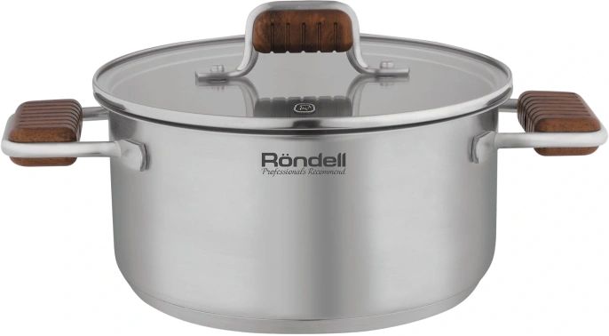 Кастрюля 3.2л Rondell Fjord RDS-1791, нержавеющая сталь, с крышкой