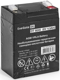 Аккумуляторная батарея ExeGate DT 6045 (6V 4.5Ah, клеммы F1) EP234535RUS