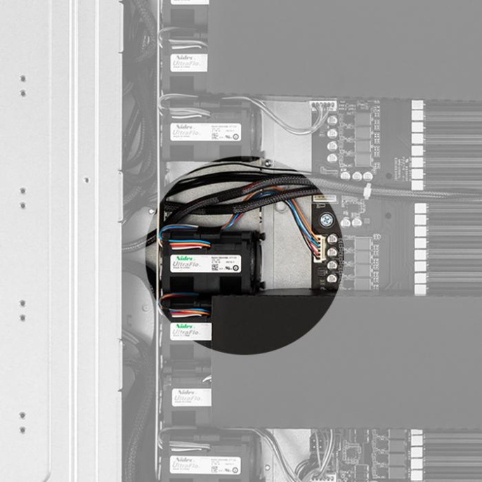 Вентилятор для корпуса/ ASUS RS700A-E11 4056 FAN 6PIN (90SKS000-M22AN0)