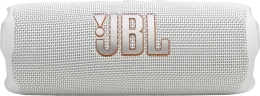 Портативная колонка JBL Flip 7 Белый JBLFLIP7WHT беспроводная, 35 Вт, 80 дБ, частотный диапазон: 60Hz-20kHz, Bluetooth 5.4, питание от аккумулятора, IP68, время зарядки: 2.5 ч