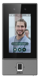 Контроллер доступа Dahua DHI-ASI6214S-PW 4,3", ИК-подсветка, 6 000 пользователей, 6 000 лиц, 6 000 паролей, 6 000 отпечатков пальцев, 10 000 карт, 50 администраторов и 300 000 записей, распознавание от 0,3 до 1,5 м, IP65, IC-карты