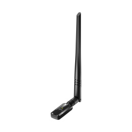 Адаптер Wi-Fi/ 1300Mbps High Gain Wi-Fi USB 3.0 Adapter, 802.11ac/a/b/g/n, 867Mbps at 5GHz + 400Mbps at 2.4GHz, 1 high gain detachable antenna, USB 3.0 WU1400