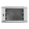 Exegate EX298599RUS Шкаф телекоммуникационный 19" настенный 6U ExeGate EC-WM-6U.450.G.GREY 19”, 6U, 600x450x370mm ШхГхВ , передняя дверь закаленное стекло, съемные боковые панели, пыле- и влагозащит