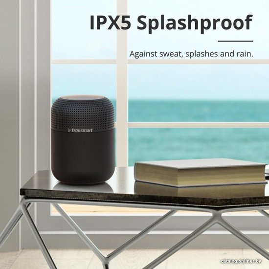 Портативная колонка Tronsmart Element T6 Max 60W акустическая система 2.1, технология SoundPulse, Bluetooth 5.0 до 20м, 360-градусный объемный звук, до 20 часов воспроизведения, IPX5 Waterproof