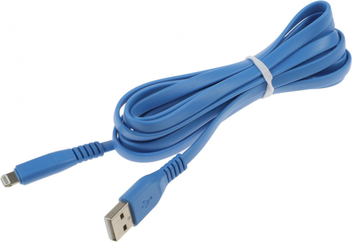 Кабель PREMIER 6-703RL45 2.0BL,  Lightning (m) -  USB (m),  2м,  синий