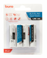 AA Батарейка Buro Alkaline LR6,  4 шт.
