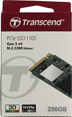 Накопитель SSD 256 Gb M.2 2280 M Transcend MTE110S TS256GMTE110S 3D TLC