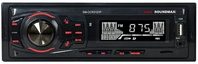 Автомагнитола Soundmax SM-CCR3121F 1DIN 4x40Вт