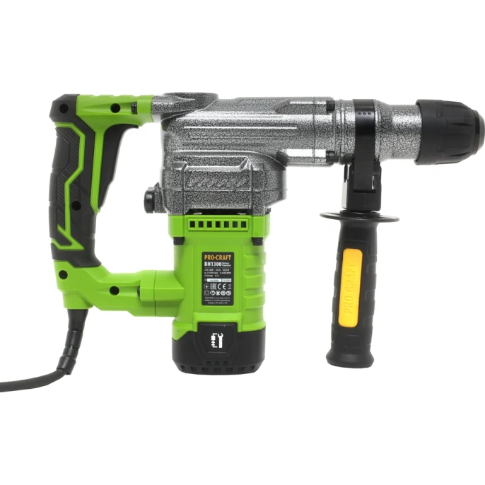 Перфоратор PROCRAF 1050 Вт, 4,5 Дж, 0-4200 уд/мин, SDS+T BH1300