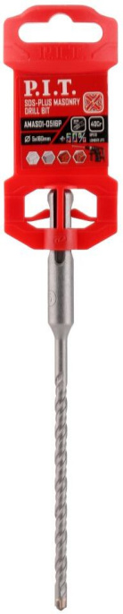 Бур по бетону P.I.T. AMAS01-0516P SDS-Plus 4Power, 5x160 мм, 4 реж. кромки, 4-х заходная спираль