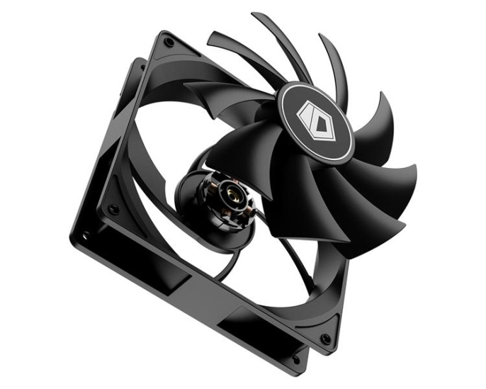 Вентилятор ID-COOLING FL-12025K 120мм, 3-pin, 1250об/мин, 21 дБ, черный, Ret