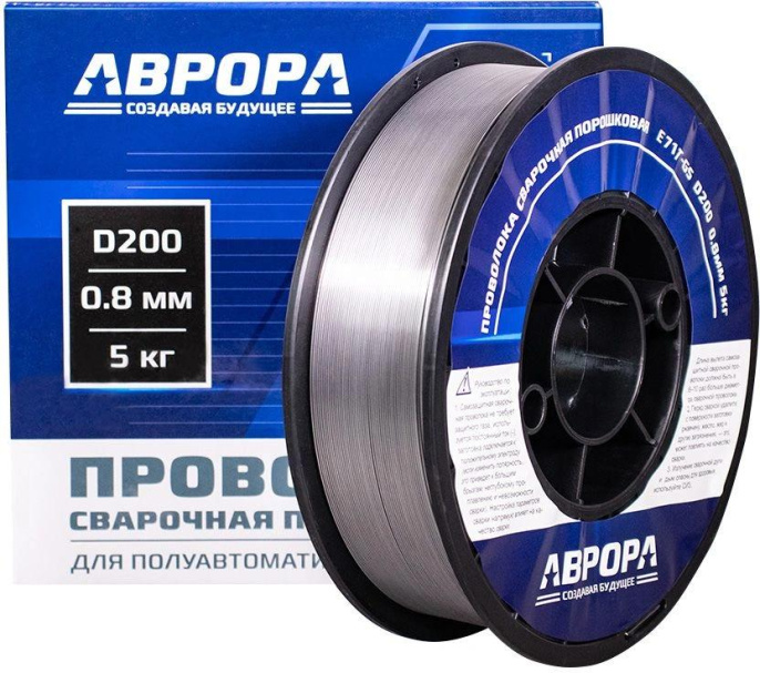 Проволока свар. Aurora E71T-GS D0.8мм 5000гр 39778