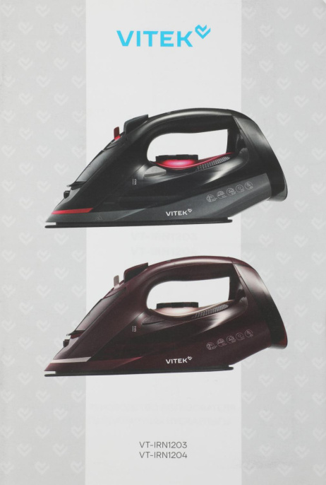 Утюг Vitek VT-IRN1204 2400Вт бордовый