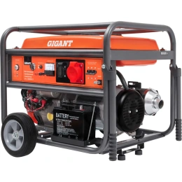 Бензиновый трехфазный генератор Gigant (8 кВт; эл.стартер; ATS; колёса и ручки) GGL-8000Е-3