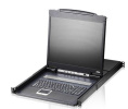 8-портовый KVM-переключатель с ЖК-дисплеем 19'' Slideaway/ SINGLE RAIL 8P PS/2-USB LCDKVM 19INCH (CL1308NR)