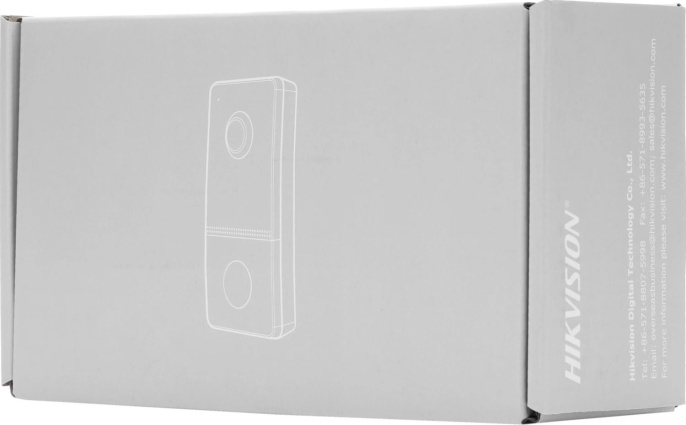 Видеопанель Hikvision DS-KV6113-PE1(C),  накладная,  черный