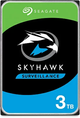 3TB Seagate Skyhawk (ST3000VX010) {Serial ATA III, 5900 rpm, 64mb, для видеонаблюдения}