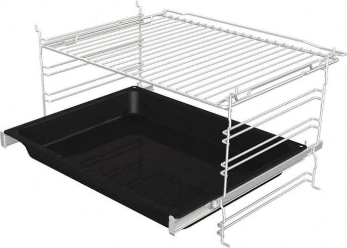 Духовой шкаф электрический Gorenje BOS6737E05DBG, 77л, дверца с 2 стеклами, черный