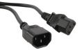 Шнур питания Hyperline PWC-IEC13-IEC14-3.0-BK C13-С14 проводник.:3x1.0мм2 3м 230В 10А упак.:1шт черный