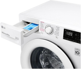 Стиральная машина LG F2V3GS3W, с фронтальной загрузкой, 8.5кг, 1200об/мин, с паром, инверторная
