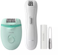 Эпилятор Philips BRP529/00 скор.:2 насад.:1 от аккум. зеленый