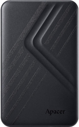 Внешний жесткий диск Apacer AC236 2TB AP2TBAC236B-1 2.5", интерфейс: USB 3.2 Gen1 5 Гбит/с , разъем подключения: USB 3.2 Gen1 Type-A 5 Гбит/с , питание: USB, материал