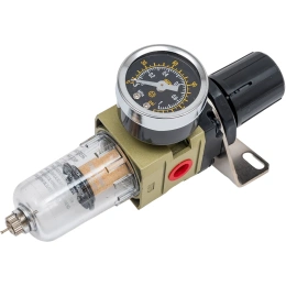 Фильтр воздушный влагоотделитель с регулятором давления и манометром 1/4 ARMA SAW2000-02 " SAW2000-02 1/4"