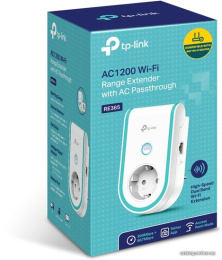 Повторитель беспроводного сигнала TP-LINK RE365,  белый