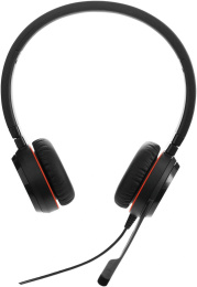 Наушники с микрофоном Jabra Evolve 20 SE черный 2м накладные USB оголовье (4999-823-369)