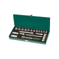 Набор торцевых головок Jonnesway S04H3125S 3/8" 6-22 мм, 25 пр. 047202