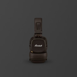 Наушники Marshall Major V Коричневый (1006834) (беспроводные, с микрофоном, накладные, портативные, съёмный аудиокабель, Bluetooth 5.3, частотный диапазон: 20-20000 Гц, быстрая зарядка, время работы: 100 ч)